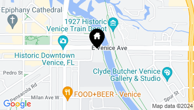 Map of 200 E AVE, VENICE FL, 34285