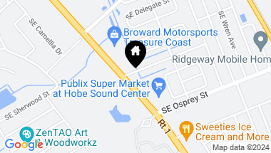 Map of 6900 SE Ridgeway Terrace, Hobe Sound FL, 33455