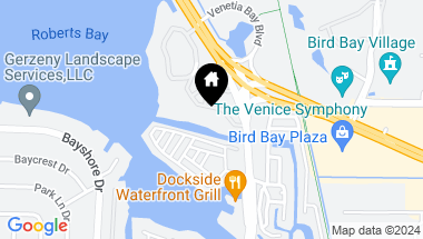 Map of 709 EAGLE POINT DR, VENICE FL, 34285