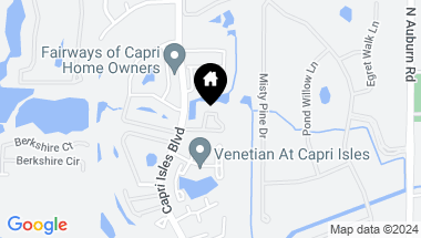 Map of 1100 CAPRI ISLES BLVD #215, VENICE FL, 34292