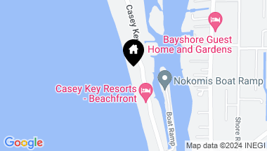 Map of 409 CASEY KEY RD, NOKOMIS FL, 34275