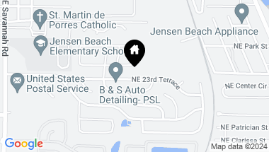 Map of 1779 NE 23rd Terrace, Jensen Beach FL, 34957
