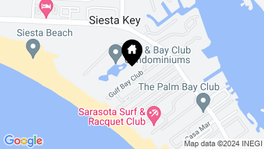Map of 5780 MIDNIGHT PASS RD #110B, SARASOTA FL, 34242