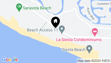 Map of 648 BEACH RD, SARASOTA FL, 34242