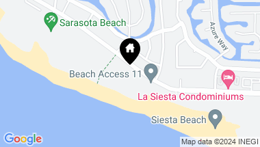Map of 636 BEACH RD, SARASOTA FL, 34242