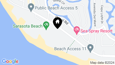 Map of 460 BEACH RD #A2, SARASOTA FL, 34242