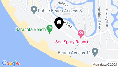Map of 450 BEACH RD #5, SARASOTA FL, 34242