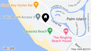 Map of 312 BEACH RD #312, SARASOTA FL, 34242