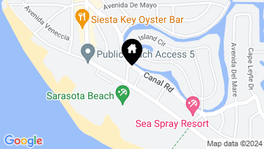 Map of 5319 CALLE DE LA SIESTA, SARASOTA FL, 34242