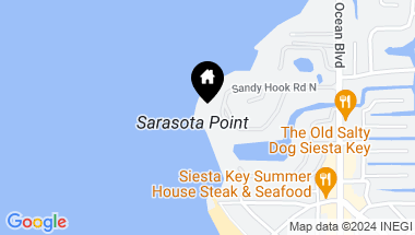 Map of 16 SANDY HOOK RD S, SARASOTA FL, 34242