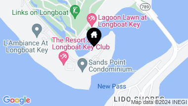 Map of 55 LIGHTHOUSE POINT DR, LONGBOAT KEY FL, 34228