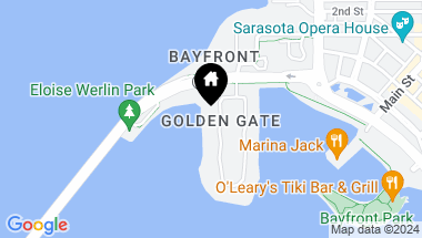 Map of 174 GOLDEN GATE PT #43, SARASOTA FL, 34236