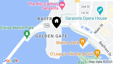 Map of 111 GOLDEN GATE PT #PH-702, SARASOTA FL, 34236