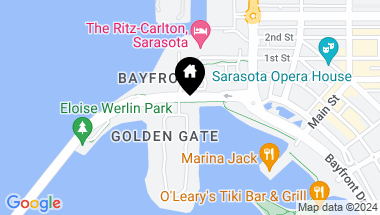 Map of 688 GOLDEN GATE POINT #701, SARASOTA FL, 34236