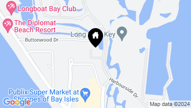 Map of 605 WESTON POINTE CT, LONGBOAT KEY FL, 34228