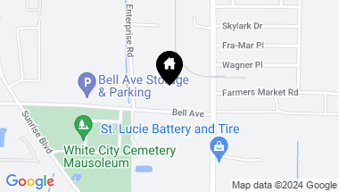 Map of 1150 Bell Avenue, Fort Pierce FL, 34982