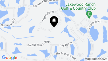 Map of 12523 HIGHFIELD CIR, LAKEWOOD RANCH FL, 34202
