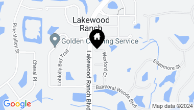 Map of 7314 WEXFORD CT, LAKEWOOD RANCH FL, 34202