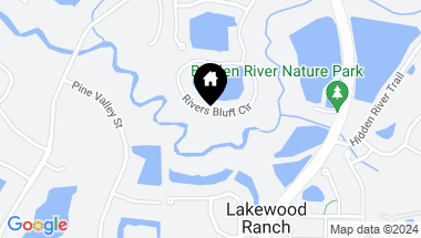 Map of 11311 RIVERS BLUFF CIR, LAKEWOOD RANCH FL, 34202