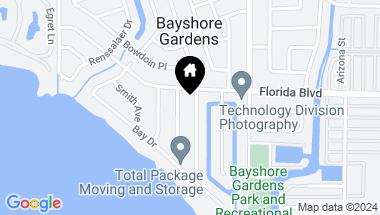 Map of 6716 GEORGIA AVE, BRADENTON FL, 34207