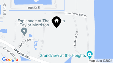 Map of 6351 GRANDVIEW HILL CT, BRADENTON FL, 34203
