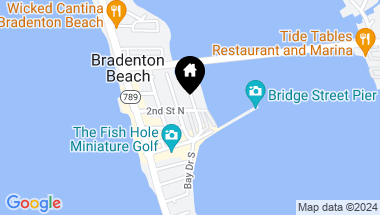 Map of 308 2ND ST N #201, BRADENTON BEACH FL, 34217