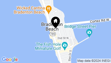 Map of 102 3RD ST N, BRADENTON BEACH FL, 34217