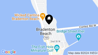 Map of 501 GULF DR N #201, BRADENTON BEACH FL, 34217