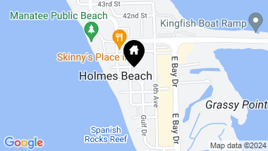Map of 3707 GULF DR, HOLMES BEACH FL, 34217