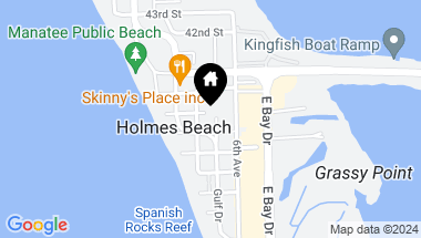 Map of 3702 5TH AVE #A, HOLMES BEACH FL, 34217