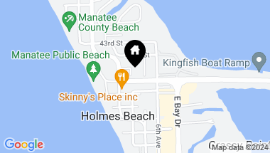 Map of 400 MANATEE AVE, HOLMES BEACH FL, 34217