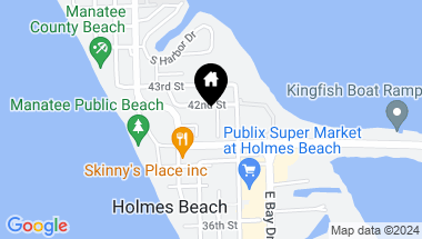 Map of 4112 5TH AVE #B, HOLMES BEACH FL, 34217
