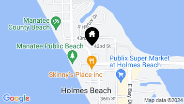 Map of 4103 GULF DR, HOLMES BEACH FL, 34217