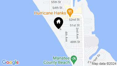 Map of 103 50TH ST, HOLMES BEACH FL, 34217