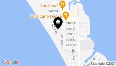 Map of 112 50TH ST, HOLMES BEACH FL, 34217