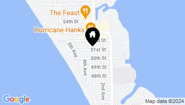 Map of 125 51ST ST, HOLMES BEACH FL, 34217
