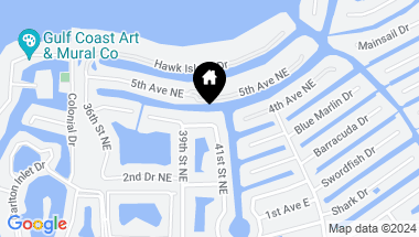 Map of 4007 4TH AVE NE, BRADENTON FL, 34208