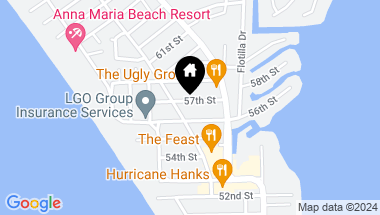 Map of 305 57TH ST #B, HOLMES BEACH FL, 34217