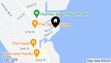 Map of 523 56TH ST, HOLMES BEACH FL, 34217
