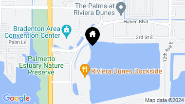 Map of 130 RIVIERA DUNES WAY #1201, PALMETTO FL, 34221