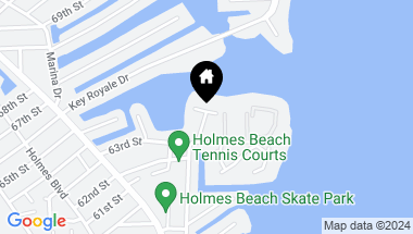 Map of 6200 FLOTILLA DR #285, HOLMES BEACH FL, 34217