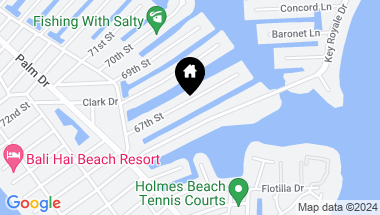 Map of 523 67TH ST, HOLMES BEACH FL, 34217