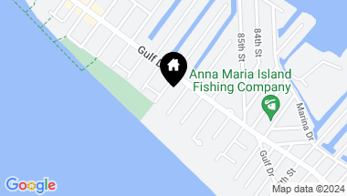 Map of 112 MAPLE AVE, ANNA MARIA FL, 34216