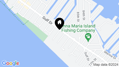 Map of 117 MAPLE AVE, ANNA MARIA FL, 34216