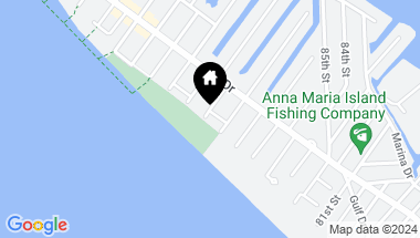 Map of 101 MANGROVE AVE, ANNA MARIA FL, 34216
