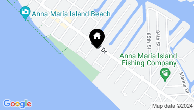 Map of 112 MANGROVE AVE, ANNA MARIA FL, 34216