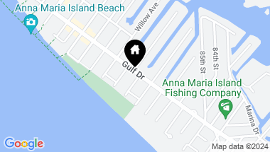 Map of 118 MANGROVE AVE, ANNA MARIA FL, 34216