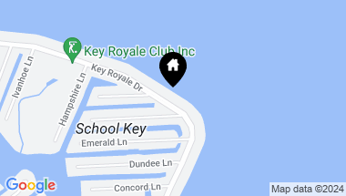 Map of 661 KEY ROYALE DR, HOLMES BEACH FL, 34217