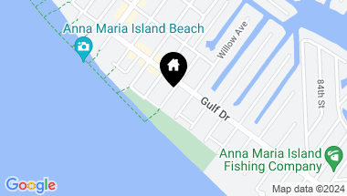 Map of 109 PALMETTO AVE, ANNA MARIA FL, 34216