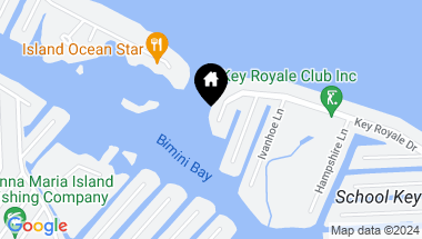 Map of 731 KEY ROYALE DR, HOLMES BEACH FL, 34217